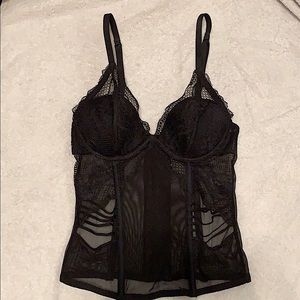 RELIST - La Senza Buster Black Corset